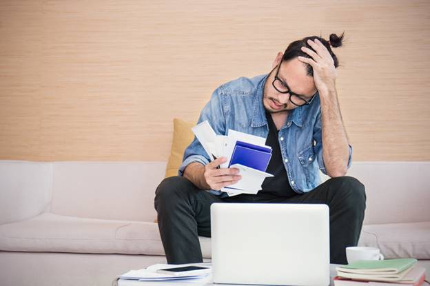 Man stressed over bills